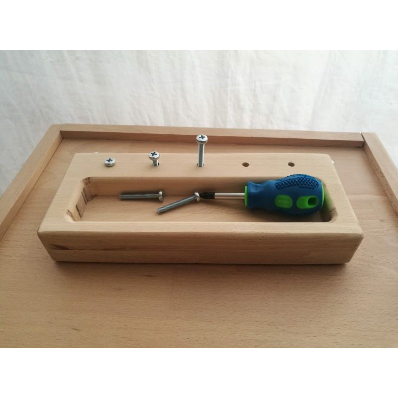 Pack visser-dévisser type Montessori | La fabrique de Ronan