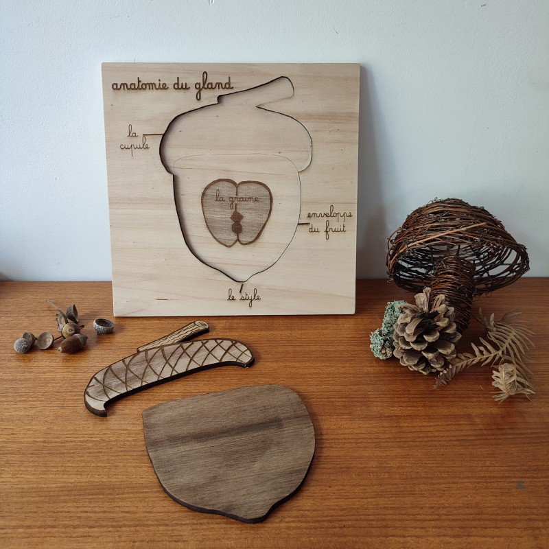 Puzzle en bois personnalisé – L'atelier Gravure